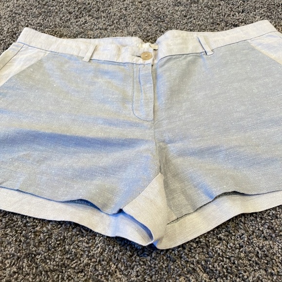 GAP Pants - NWT - GAP Linen Blue Two-Toned Shorts